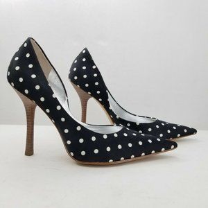 GUESS Marciano Womens High Heel Shoes Black White